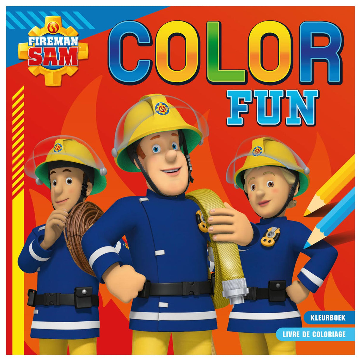 Brandweerman sam color fun kleurboek