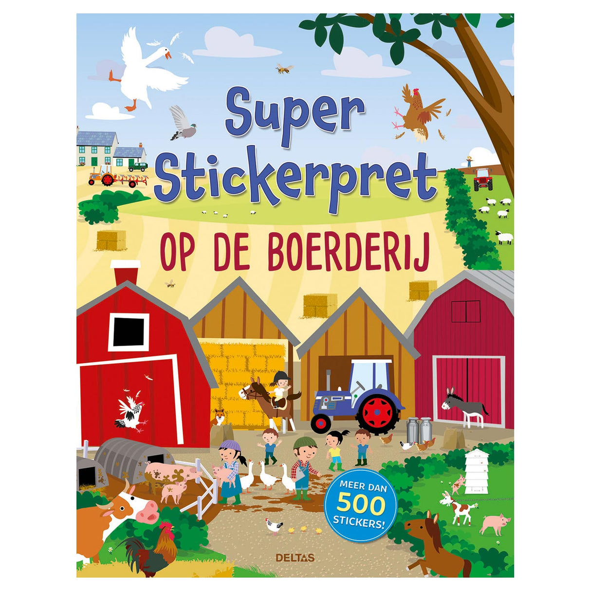 Deltas super stickerpret - op de boerderij