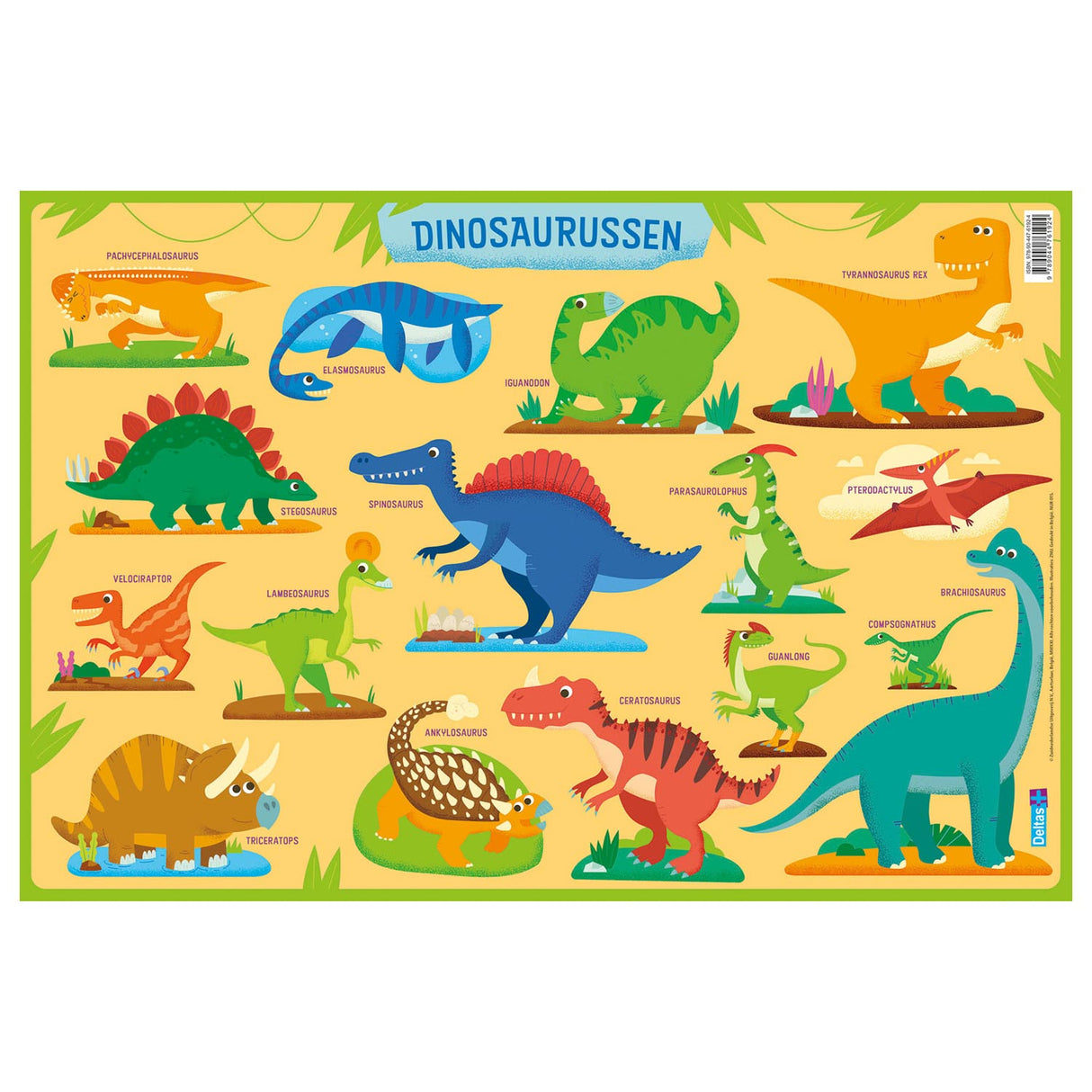 Deltas educatieve onderleggers preschool - dinosaurussen