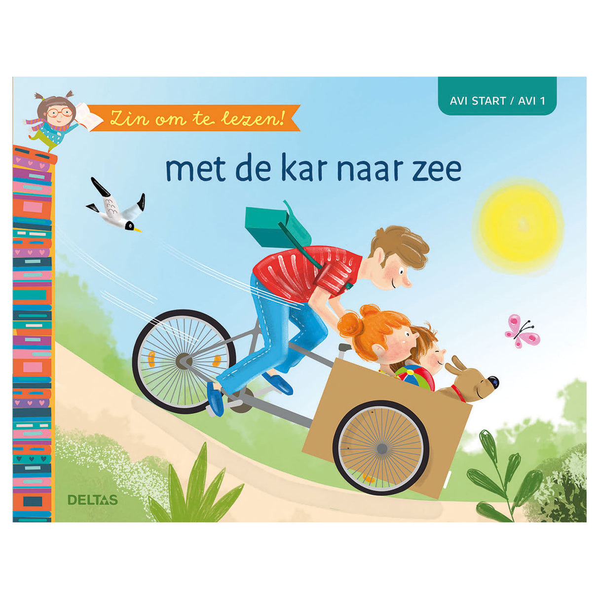 Deltas Zin om te lezen! met de kar naar zee (AVI-Start)