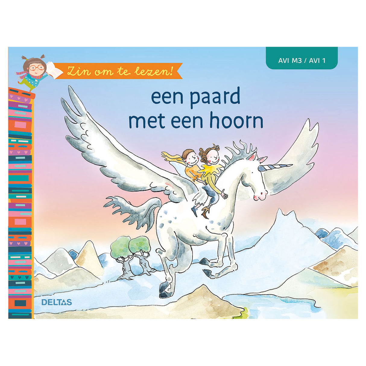 Deltas Zin om te lezen! een paard met een hoorn (AVI-M3)