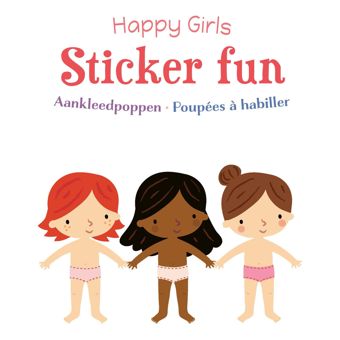 Deltas happy girls sticker fun - aankleedpoppen