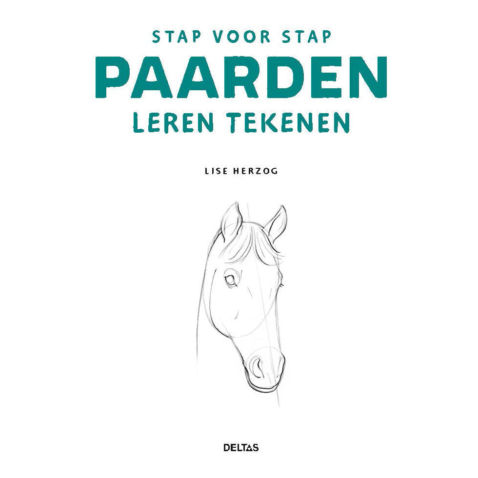 Deltas stap voor stap paarden leren tekenen