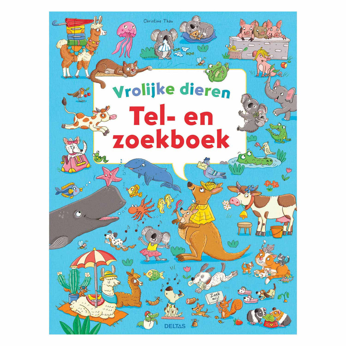 Deltas vrolijke dieren telen zoekboek