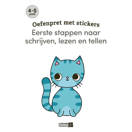 Deltas Oefenpret met Stickers Groep 1Schrijven, Lezen, Tellen (4-5 jaar)