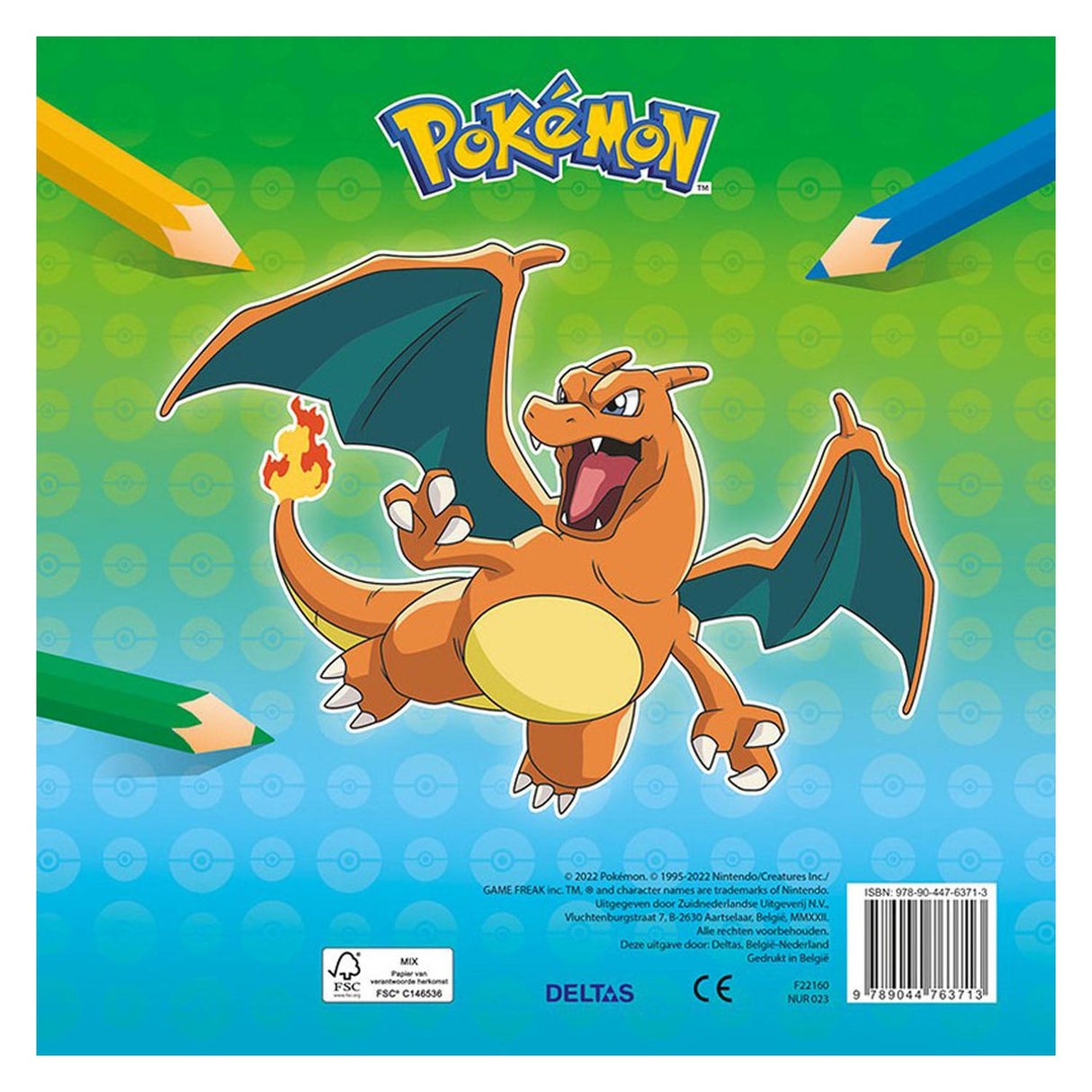 Deltas pokemon color fun kleurboek