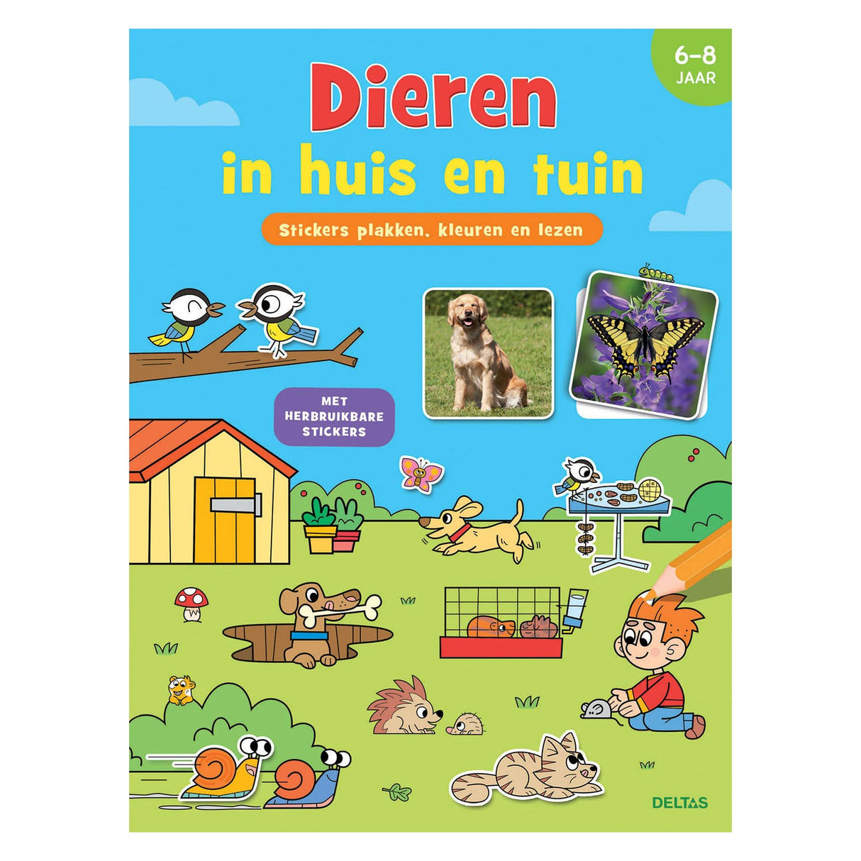 Deltas Stickerboek Dieren in Huis en Tuin