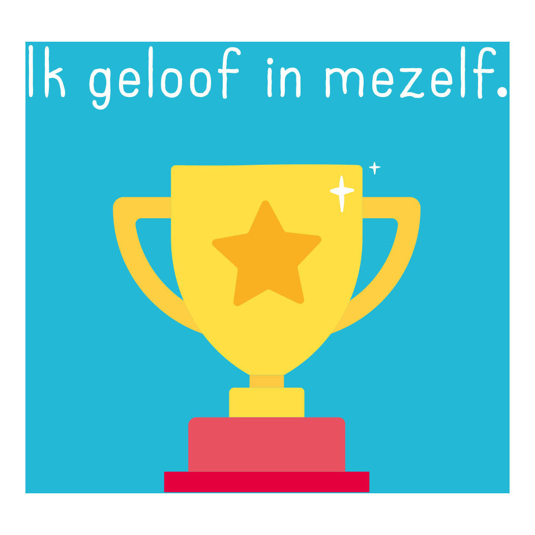 Deltas ik geloof in mezelf ! - affirmatiekaarten voor kinderen