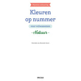 Deltas kleuren op nummer voor volwassenen - natuur kleurboek