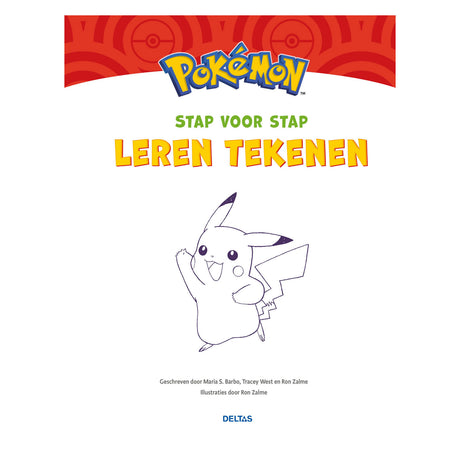 Pokemon pokémon - stap voor stap leren tekenen hobbyboek