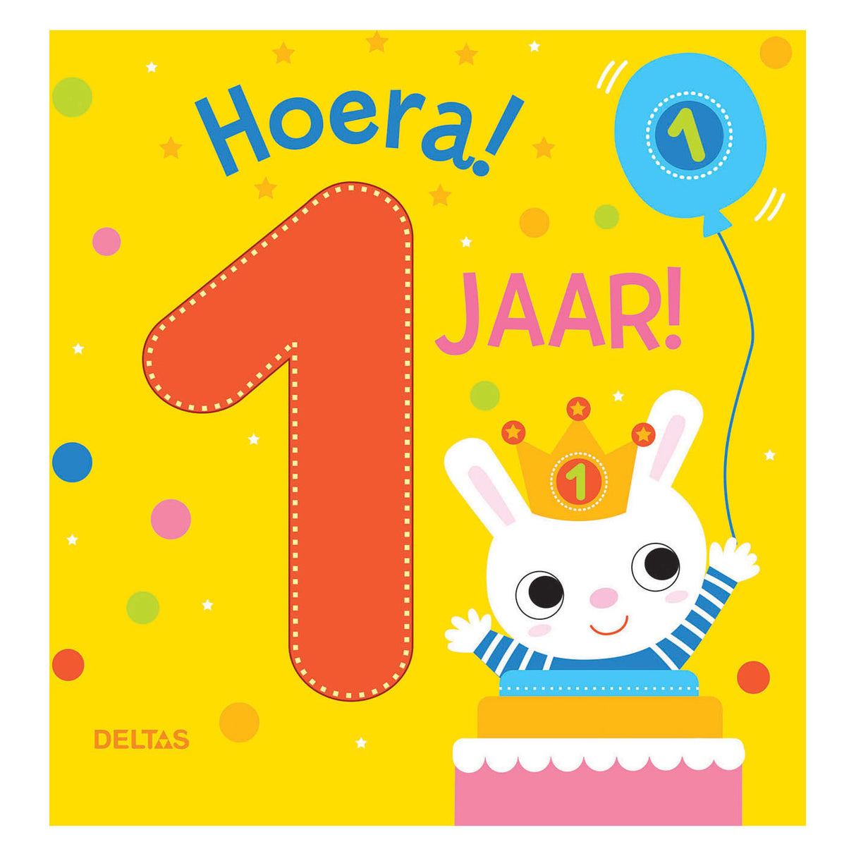 Deltas hoera! 1 jaar! kartonboek