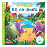 Deltas Kijk en Ontdek! Bij De Dino's Flapjesboek