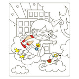 Deltas super girls sticker fun - aankleedpoppen super girls sticker fun - poupées à habiller