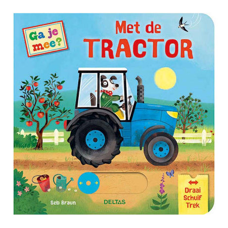 Deltas ga je mee? met de tractor kartonboek
