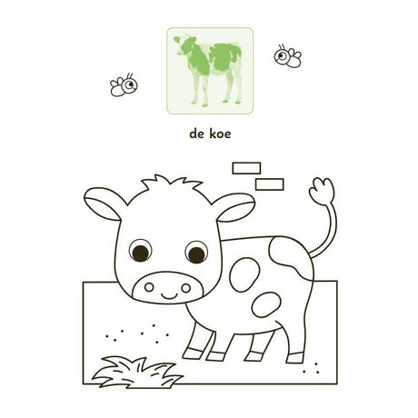 Deltas lieve dieren kleur- en stickerboek - 3-5 jaar