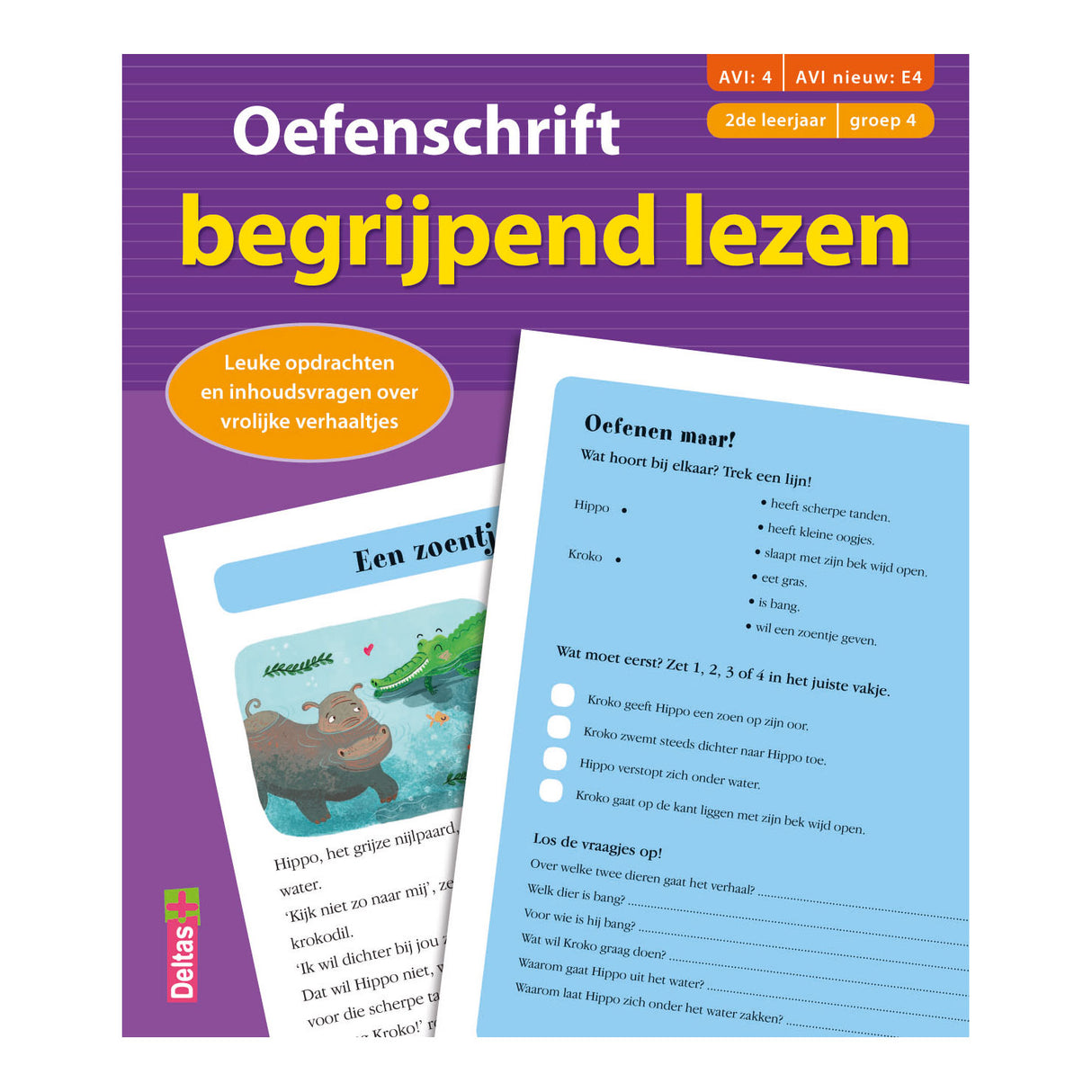 Deltas Oefenschrift begrijpend lezen AVI:4 AVI nieuw: E4