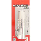 Stuurpen verlenger Ergotec Ahead 3 - 1-1 8 AL6061 T6 - zilver