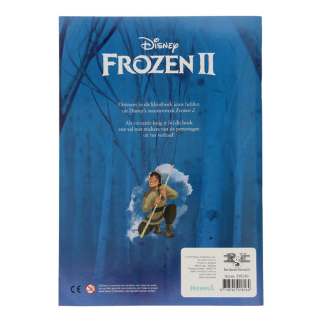 Boek Specials Nederland BV Frozen II Kleurboek met Stickers