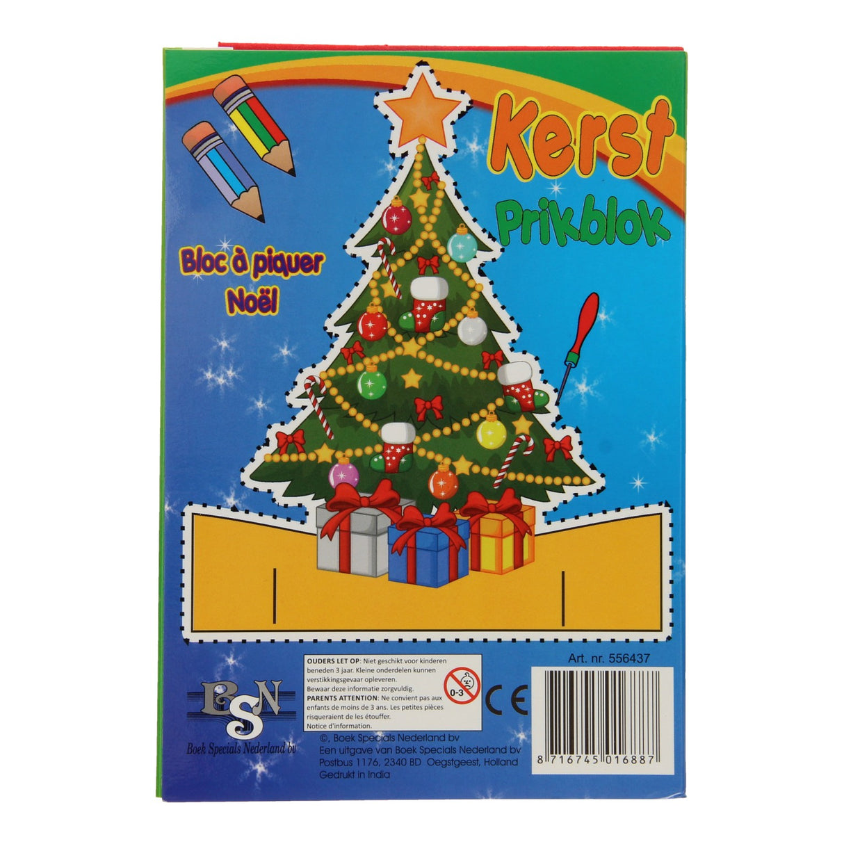 Boek Specials Nederland BV Kerst Kleur en Prikblok