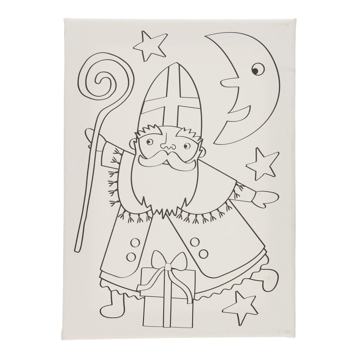 Canvas Schilderen Sinterklaas