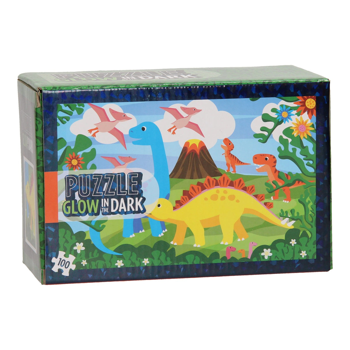 Legpuzzel Glow in the Dark Dino's, 100st.