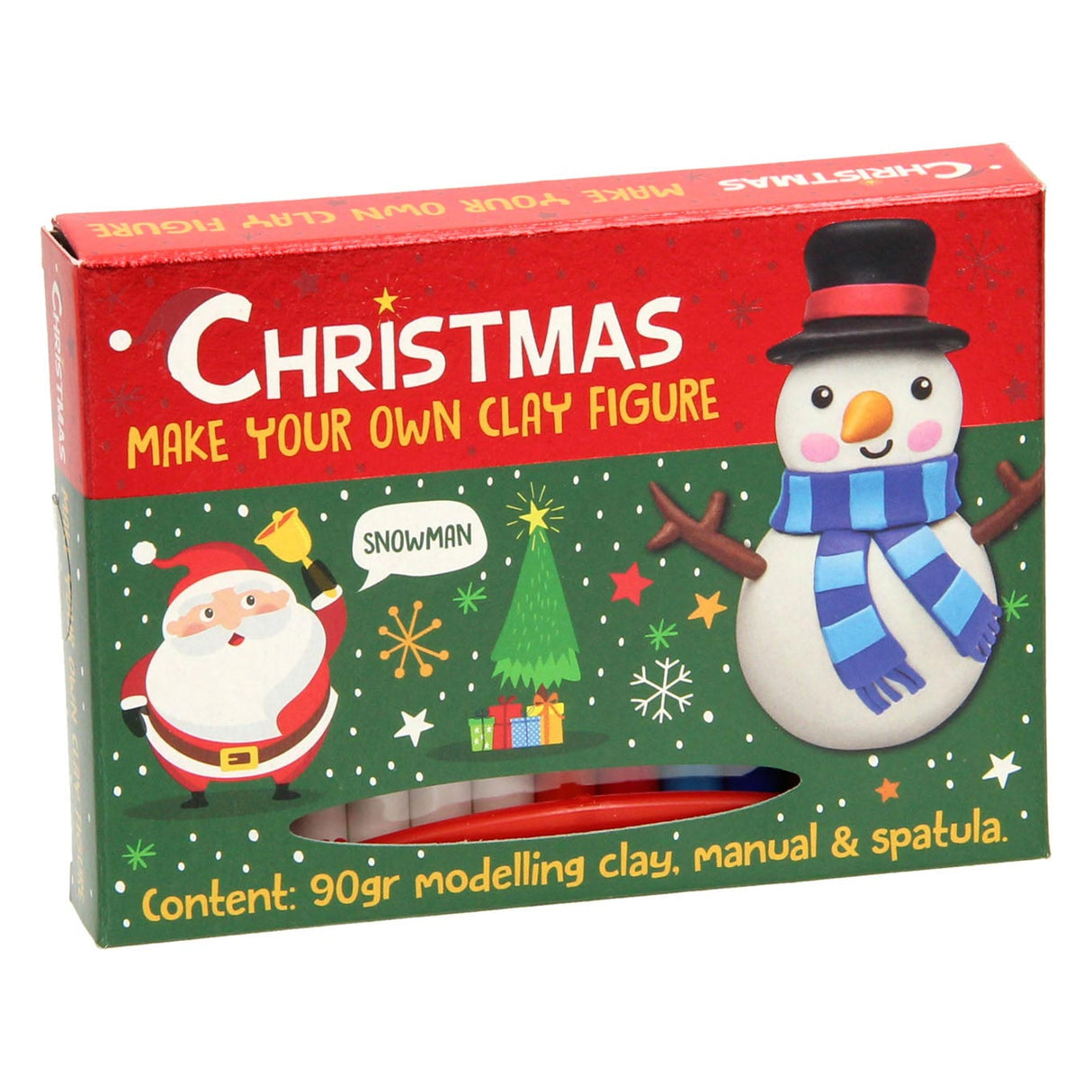 Wins holland maak je eigen kleifiguur kerst - 90gr. klei