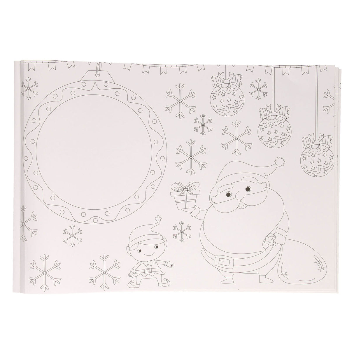 Wins holland kleurboek placemat kerst, 12st.