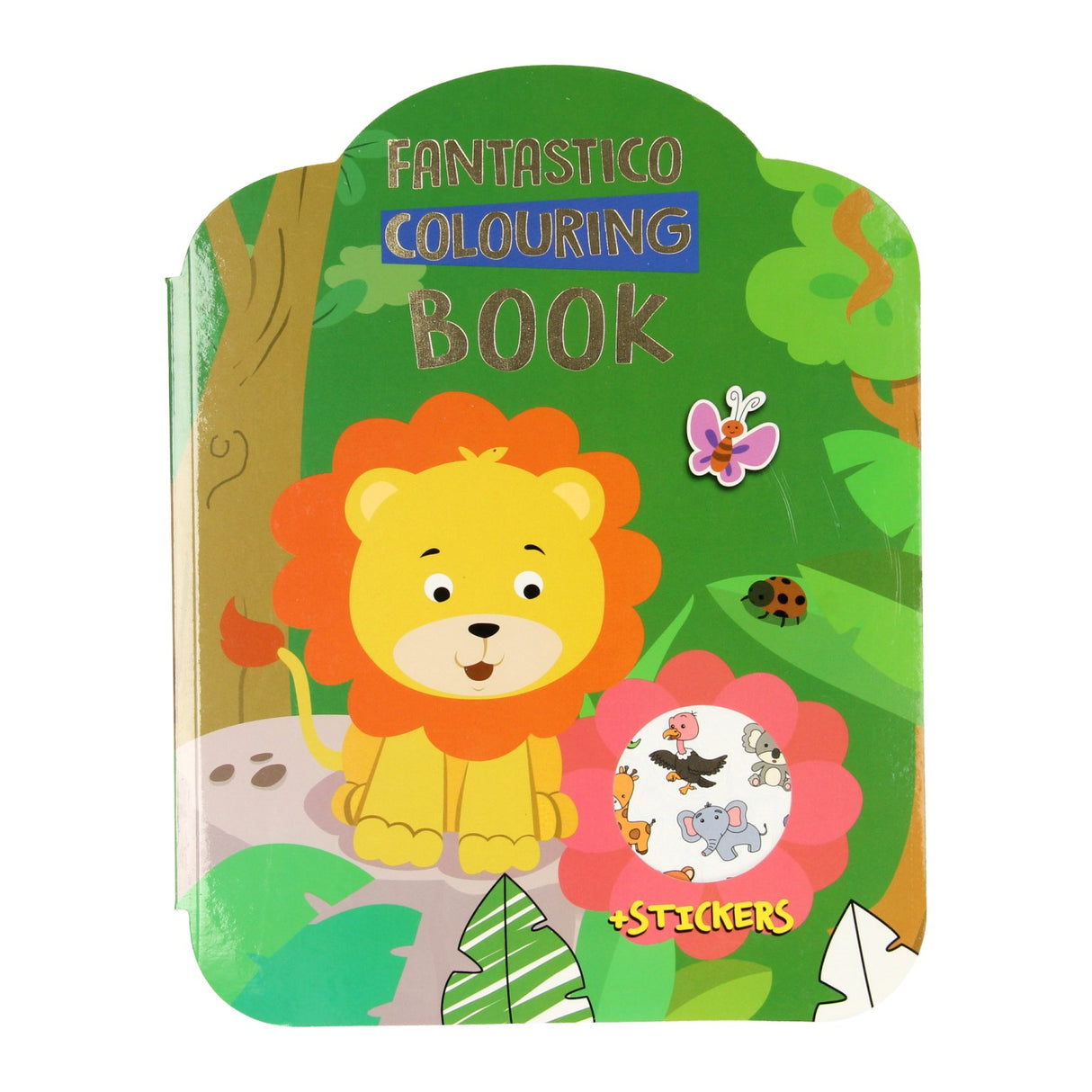 Wins holland fantastico kleuren stickerboek jungle