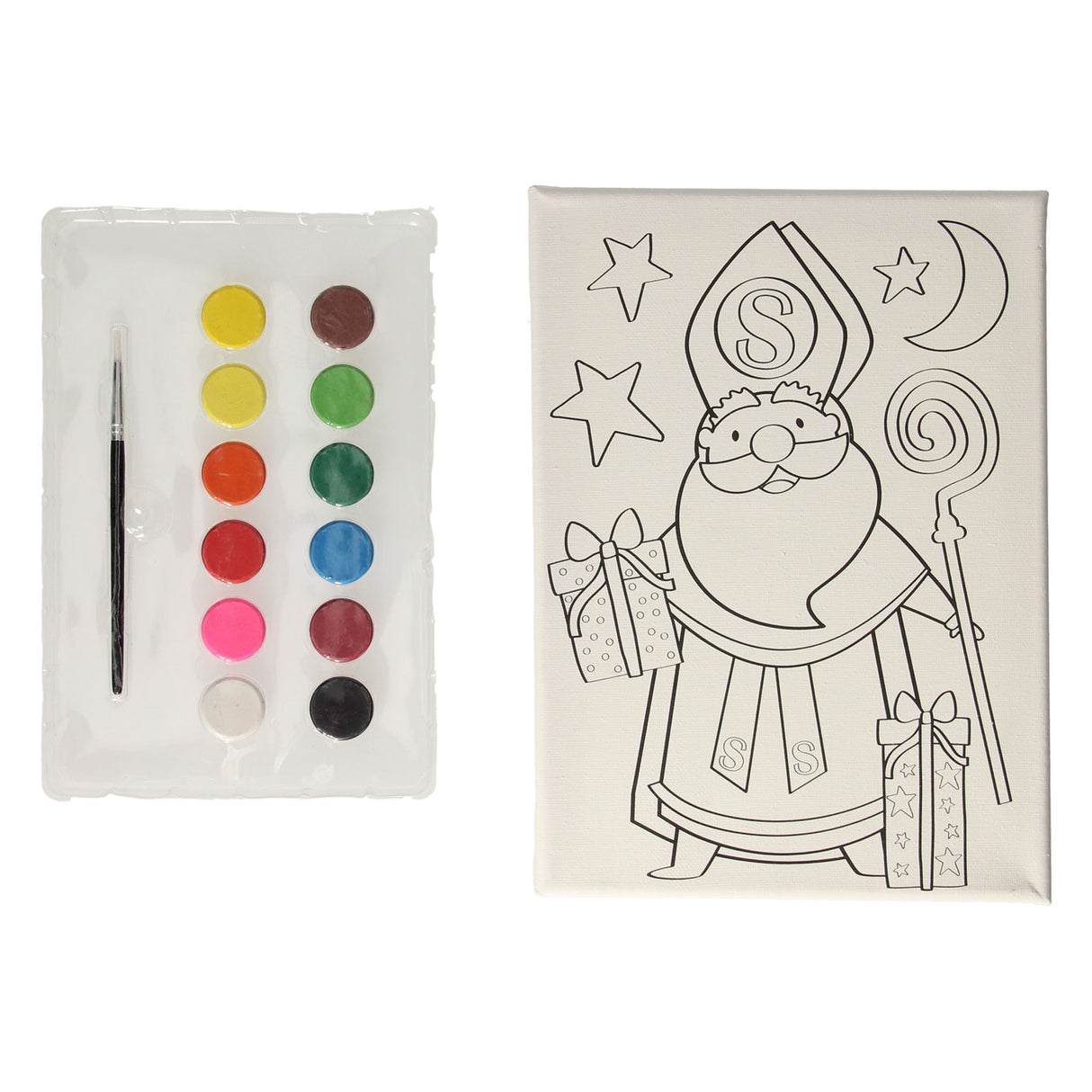 Wins holland canvas sinterklaas schilderset