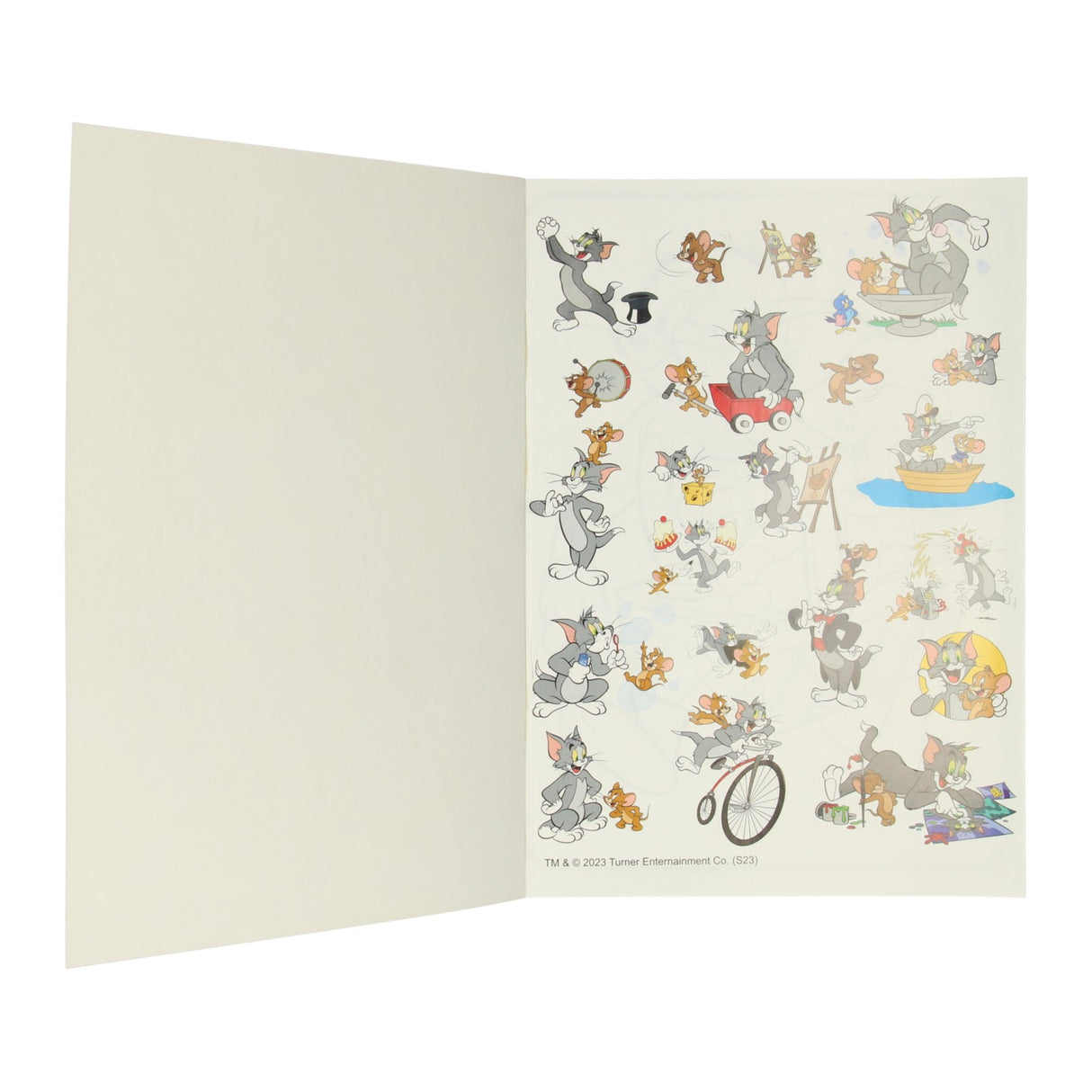 Boek Specials Nederland BV Bros Color Kleurboek Tom Jerry met Stickers