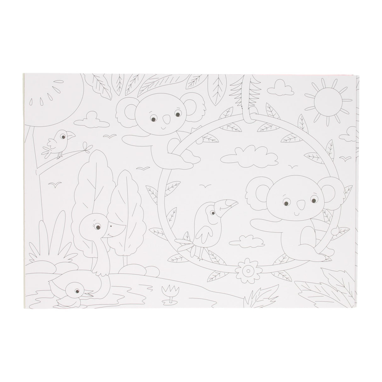 Wins holland placemat kleurboek - jungle