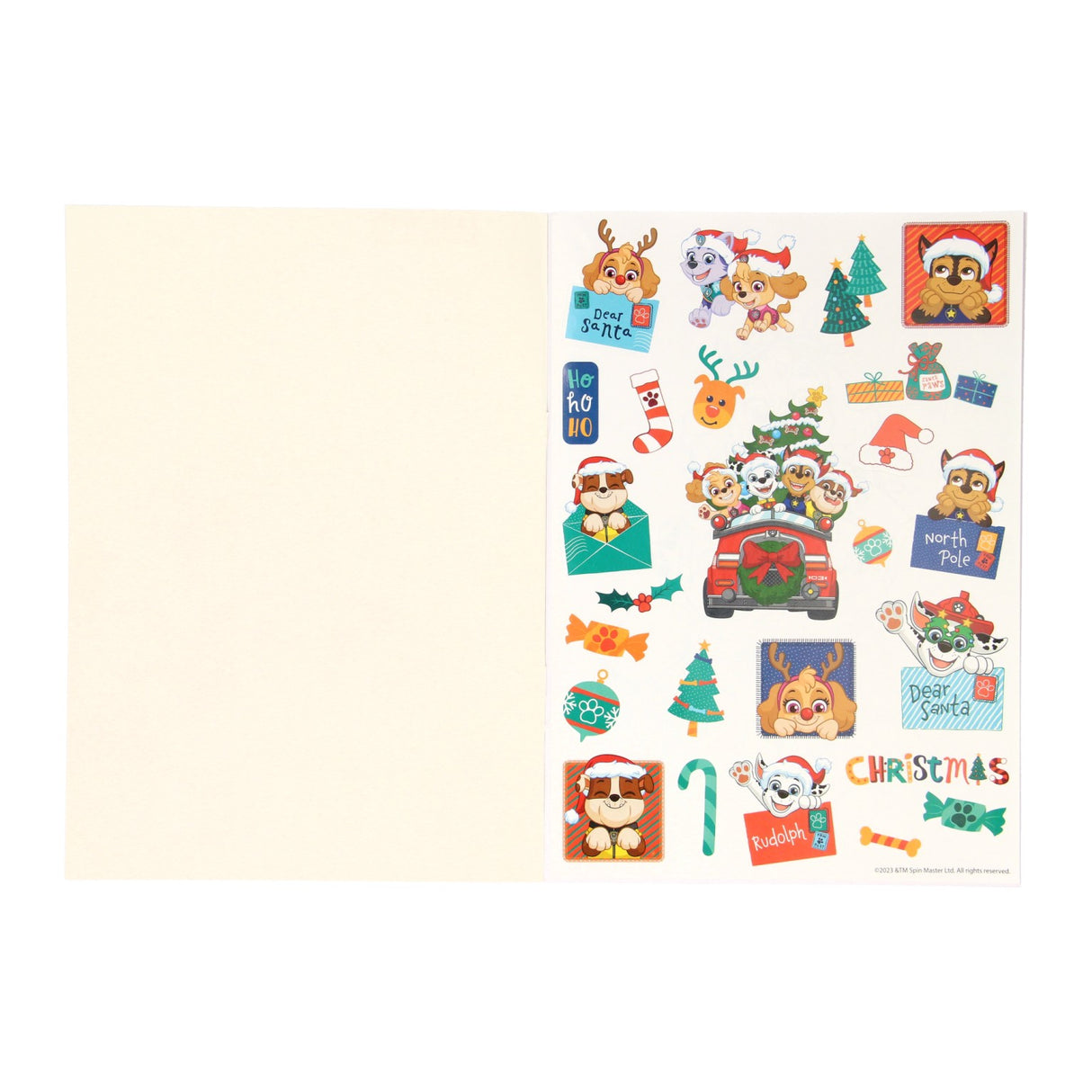 Wins holland kerst kleurboek paw patrol + stickers