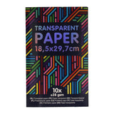 Wins Holland Transparant Papier Gekleurd, 10st.