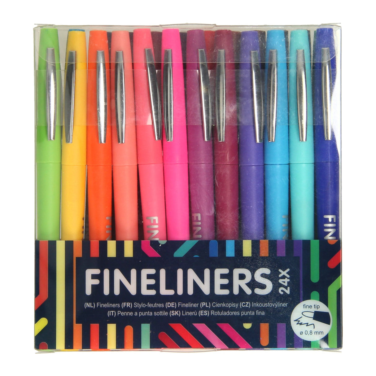 Wins Holland Fineliners Kleur, 24st.