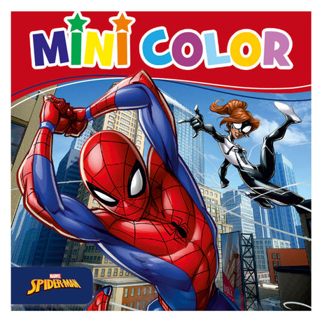 Boek specials nederland bv walt disney mini kleurboekje spiderman