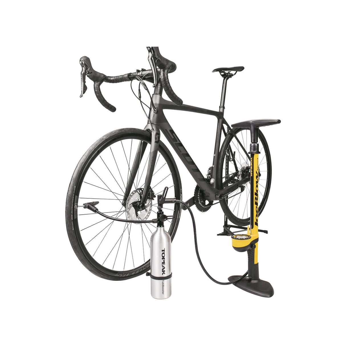Topeak vloerpomp TubiBooster X