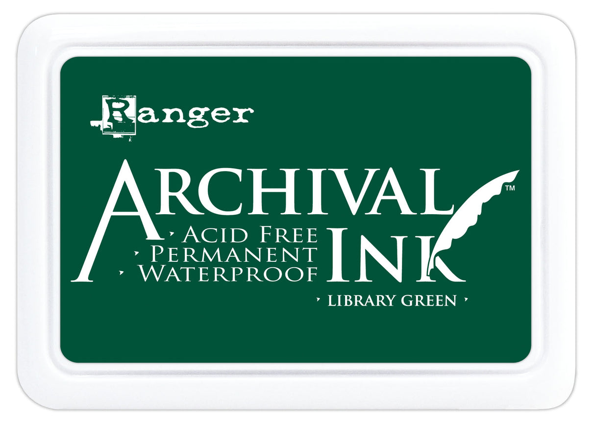 Ranger ink ranger • archival ink pad library green