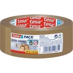 Tesa ultra strong 57175-00000-02 pakband pack bruin (l x b) 66 m x 38 mm 1 stuk(s)