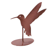 Sculptuur kolibri 3 assorti metaal 12,5x5x14 cm | 3 stuks