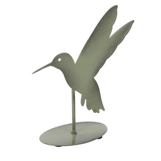 Sculptuur kolibri 3 assorti metaal 12,5x5x14 cm | 3 stuks