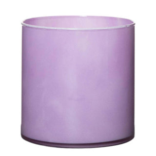 Vaas cilinder astra solid lavendel paars h15 d15 | 4 stuks
