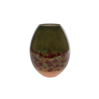 Ty vaas kit xl groen rood glas 20x20x25cm