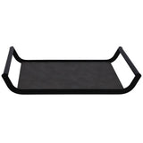 No brand dienblad flo grijs 37 cm | 4 stuks