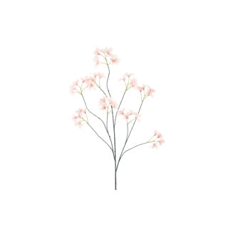 No brand kunstbloem saxifraga zalm 130 cm | 2 stuks