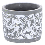 No brand pot olea cylinder grijs 11 cm | 6 stuks