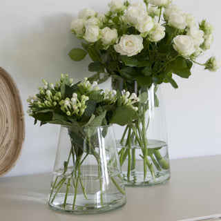 No brand vaas donna 24x17 cm glas | 6 stuks