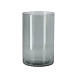 No brand vaas levi cylinder dark grey transp. h21 d14 | 6 stuks