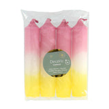 Dinerkaars per 4 dipdye pastelkleuren 5 assorti 11cm | 10 stuks
