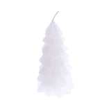 No brand kaars boom wit 6,5 x 12,5 cm | 4 stuks