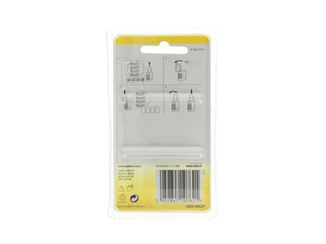 Yale 1065059 - hangslot 38mm alu zwart std | 3 stuks